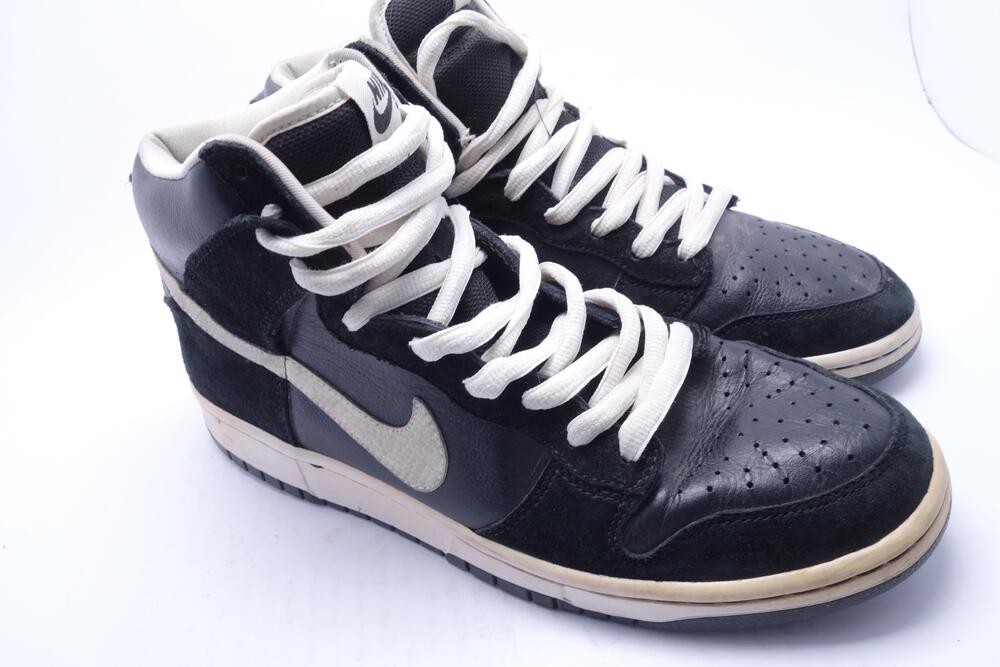 Nike SB Dunk High Shoes Mens Size 10.5 Black High Top Skate Sneakers 805050-016